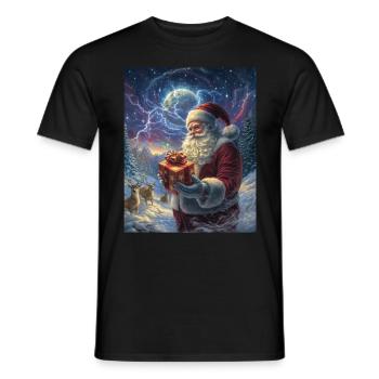 Weihnachtsmann Frauen Männer Kinder Weihnachten - Männer T-Shirt - Schwarz - Vorne - AI Model Male 178 light (178cm)