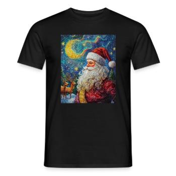 Weihnachtsmann Frauen Männer Kinder Weihnachten - Männer T-Shirt - Schwarz - Vorne - AI Model Male 178 light (178cm)