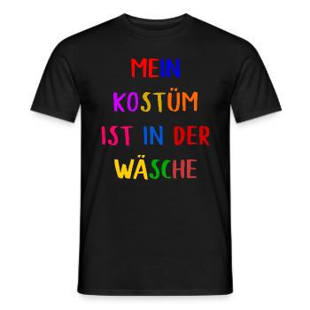 Carnival Costume Women's Gift Carnival Carnival - Men's T-Shirt - black - Front - AI Model Male 178 light (178cm)