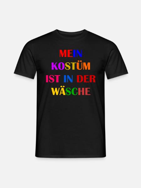 Karneval Kostüm Damen Geschenk Fasching Fastnacht - Männer T-Shirt - Schwarz