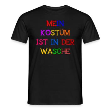 Carnival Costume Women's Gift Carnival Carnival - Men's T-Shirt - black - Front - AI Model Male 178 light (178cm)