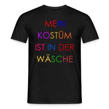 Costume de Carnaval Cadeau Femme Carnaval Carnaval - T-shirt homme - noir - Devant - AI Model Male 178 light (178cm)