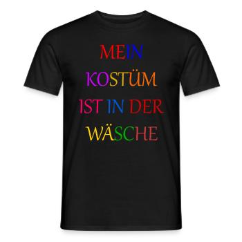 Costume de Carnaval Cadeau Femme Carnaval Carnaval - T-shirt homme - noir - Devant - AI Model Male 178 light (178cm)