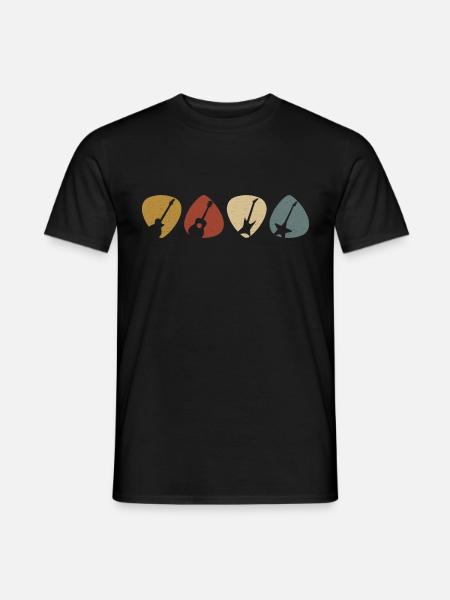 Guitare guitare guitare Cadeau vintage - T-shirt homme - noir