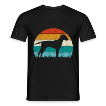 Plott Hound Plotthound Vintage Retro - Männer T-Shirt - Schwarz - Vorne - AI Model Male 178 light (178cm)