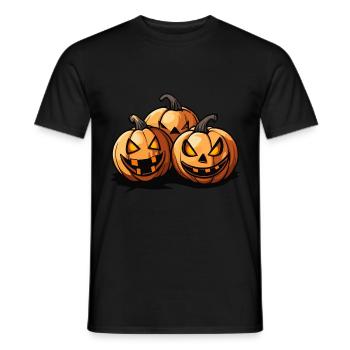 Kürbis Halloween Party - Männer T-Shirt - Schwarz - Vorne - AI Model Male 178 light (178cm)