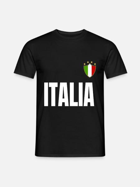 italia Sommer - Männer T-Shirt - Schwarz