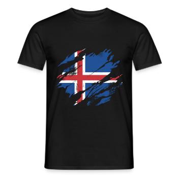 Garçons d’Islande - T-shirt homme - noir - Devant - AI Model Male 178 light (178cm)