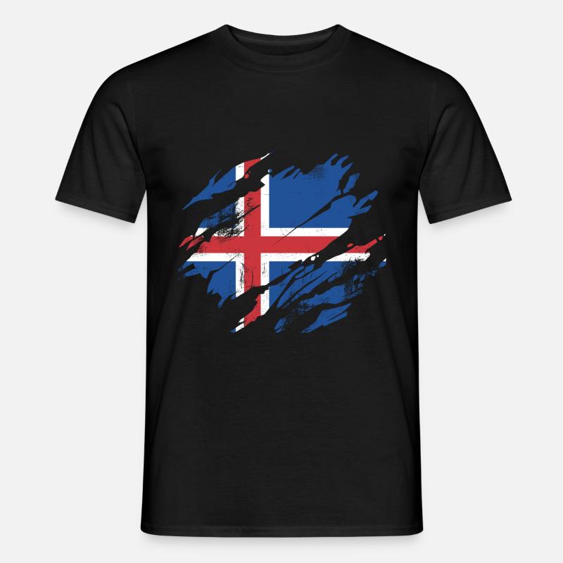 Island Jungs - Männer T-Shirt - Schwarz