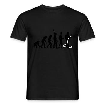 evolution_feuerwehr_b_2c - T-shirt homme - noir - Devant - AI Model Male 178 light (178cm)