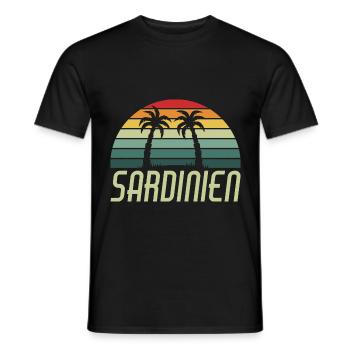 Sardinien sardinia - Männer T-Shirt - Schwarz - Vorne - AI Model Male 178 light (178cm)