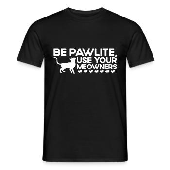 Katzenmama Katzeneltern Katzen Liebhaber Geschenk - Männer T-Shirt - Schwarz - Vorne - AI Model Male 178 light (178cm)