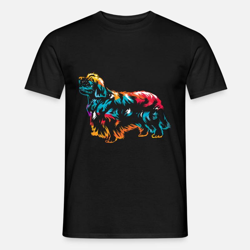 Clumber Spaniel - Männer T-Shirt - Schwarz