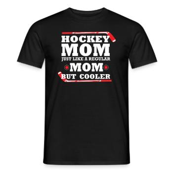 Hockey sur glace Joueur de hockey sur glace Wintersport Mutt - T-shirt homme - noir - Devant - AI Model Male 178 light (178cm)