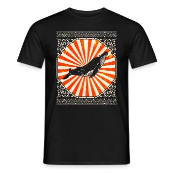 Wal Blauwal Buckelwal Orca Ozean Geschenk - Männer T-Shirt - Schwarz - Vorne - AI Model Male 178 light (178cm)