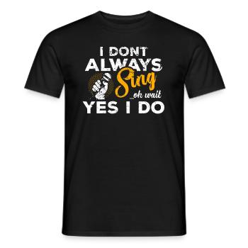 Karaoke - T-shirt homme - noir - Devant - AI Model Male 178 light (178cm)