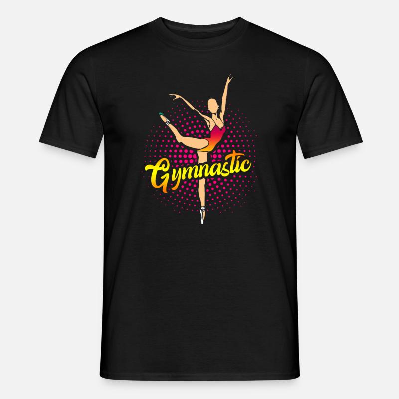 Gymnastik - Männer T-Shirt - Schwarz
