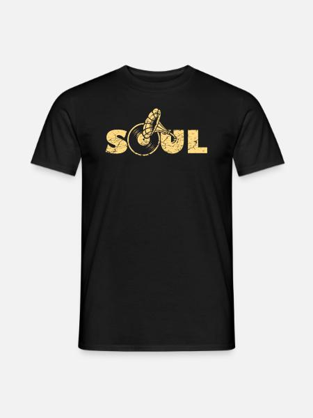 Soul Jazz Music Meghaphon - Men's T-Shirt - black