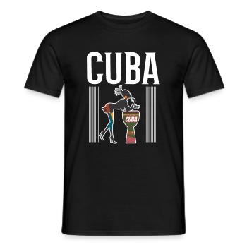 Cuba Cuba - T-shirt homme - noir - Devant - AI Model Male 178 light (178cm)