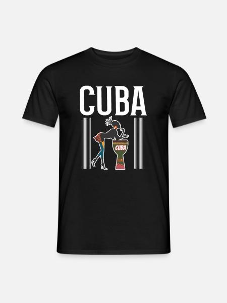 Kuba Cuba - Männer T-Shirt - Schwarz