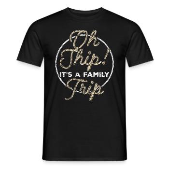 Schifffahrt Segeln Boot Familie Ausflug - Männer T-Shirt - Schwarz - Vorne - AI Model Male 178 light (178cm)
