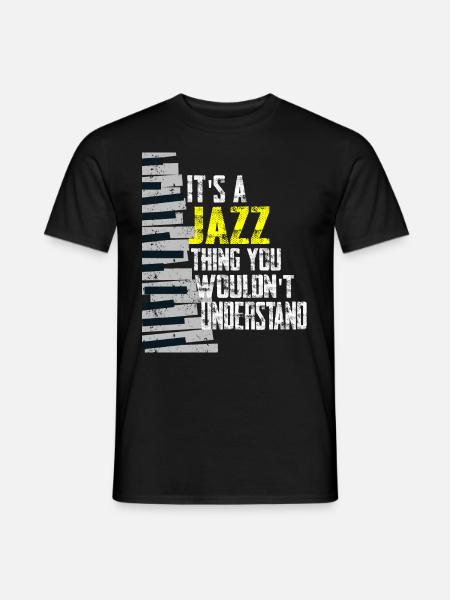 Piano Jazz Musik Instrument - Männer T-Shirt - Schwarz