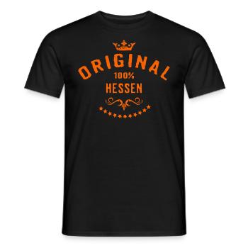 Städte Motiv Hessen RAHMENLOS City Geschenk - Männer T-Shirt - Schwarz - Vorne - AI Model Male 178 light (178cm)