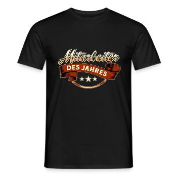 Mitarbeiter des Jahres RAHMENLOS Geschenk - Männer T-Shirt - Schwarz - Vorne - AI Model Male 178 light (178cm)