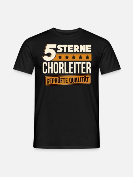 Chorleiter Dirigent Chor Gesangschor Geschenk - Männer T-Shirt - Schwarz