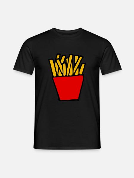 Frites - T-shirt homme - noir