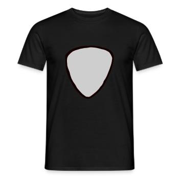 Plectrum - Men's T-Shirt - black - Front - AI Model Male 178 light (178cm)