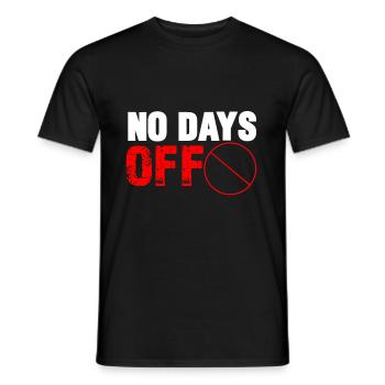 Don de bourreau de travail métier - T-shirt homme - noir - Devant - AI Model Male 178 light (178cm)