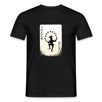 Cards Card Games Gift Skat Romme Mau Mau - Men's T-Shirt - black - Front - AI Model Male 178 light (178cm)