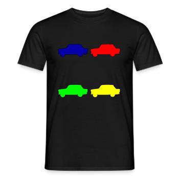   colorful - Men's T-Shirt - black - Front - AI Model Male 178 light (178cm)