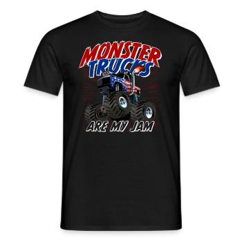 Monster Trucks Monstertruck sont ma confiture - T-shirt homme - noir - Devant - AI Model Male 178 light (178cm)