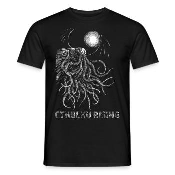 CTHULHU RISING - T-shirt homme - noir - Devant - AI Model Male 178 light (178cm)