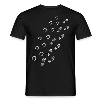 Chevaux pistes humain piste cavalier cavalier - T-shirt homme - noir - Devant - AI Model Male 178 light (178cm)