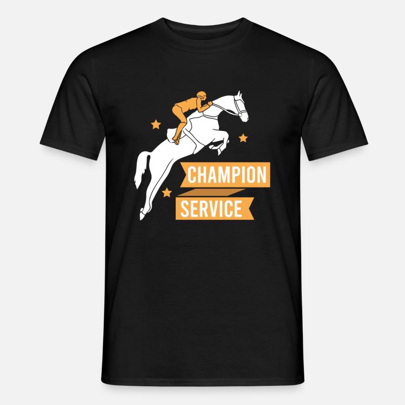 Turniertrottel - Männer T-Shirt - Schwarz