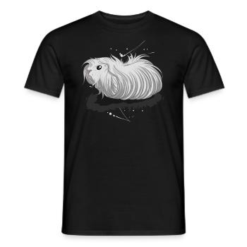 Cobaye péruvien - T-shirt homme - noir - Devant - AI Model Male 178 light (178cm)