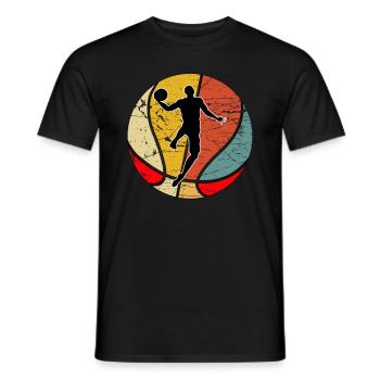 Basketball Dunk Champion Basketballspieler - Männer T-Shirt - Schwarz - Vorne - AI Model Male 178 light (178cm)