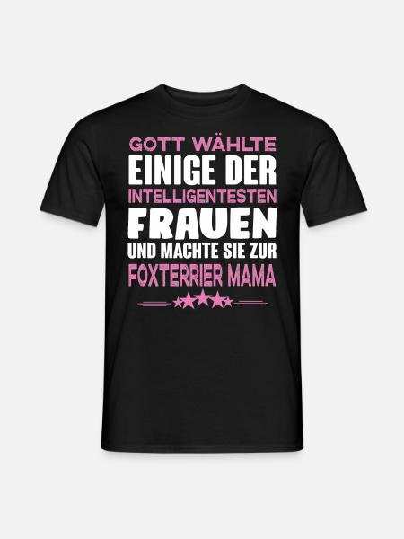 Foxterrier - Foxterrier Hund - Männer T-Shirt - Schwarz