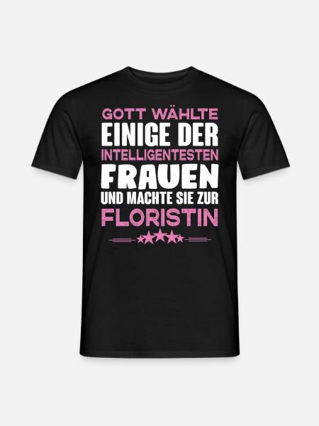Floristin - Männer T-Shirt - Schwarz