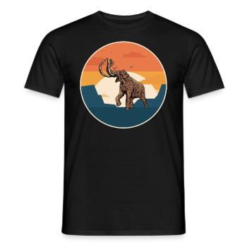 Mammut I Glacé i Cadeau d’éléphant i - T-shirt homme - noir - Devant - AI Model Male 178 light (178cm)
