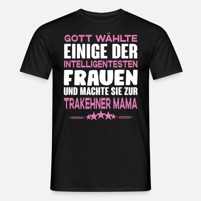Trakehner Mama - Männer T-Shirt - Schwarz