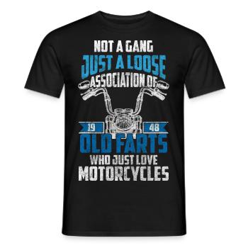Moto Chopper Husqvarna Motocross - T-shirt homme - noir - Devant - AI Model Male 178 light (178cm)