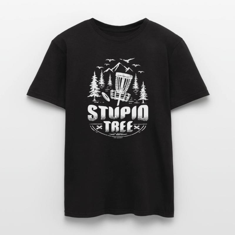 Frisbee Golf Stupid Tree Disc Golf Tee T-shirt homme