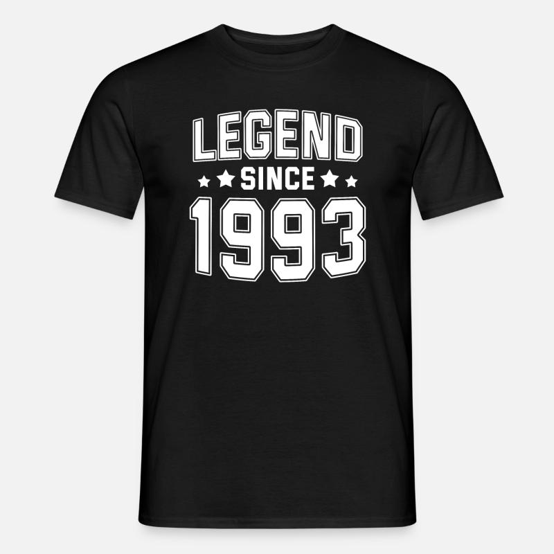 Legende seit 1993 - Männer T-Shirt - Schwarz