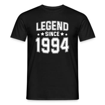 Legend since 1994 - Men's T-Shirt - black - Front - AI Model Male 178 light (178cm)