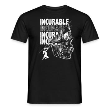 Incurable Bouldering Climber Boulderer Free Climb - Männer T-Shirt - Schwarz - Vorne - AI Model Male 178 light (178cm)