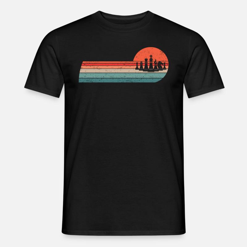 Chess Chess Pieces Chess Player Chess - Men’s T-shirt - black